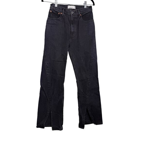 Abercrombie & Fitch Denim - Abercrombie & Fitch Jeans Women's 25/0 Black 90s Relaxed Jean High Rise